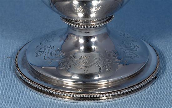 A mid Victorian silver wine ewer, by George Richards Elkington, Height 311mm Weight 21.1oz/658grms